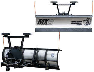  New Buyers SnowDogg MX68II Model, Straight blade, Full trip moldboard Stainless Steel Straight Blade, MD